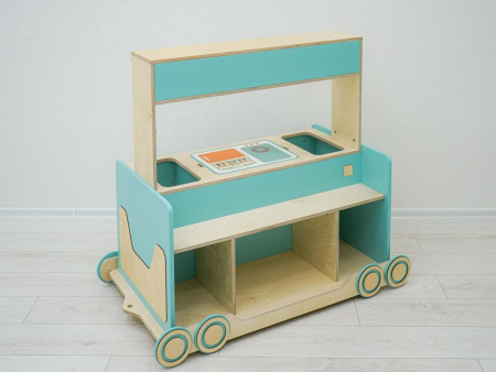 «Игровоз» - модульный органайзер в виде паровоза для детского сада