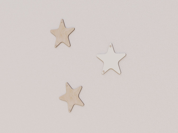 Декоративные настенные панели «Звезды» 3 шт