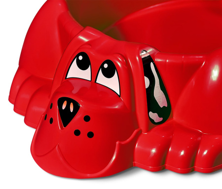 Песочница KIDS Собачка с крышкой 432