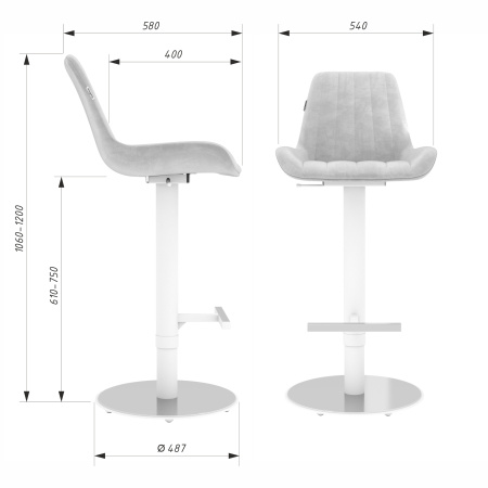 Стул барный SHT-ST37/S128