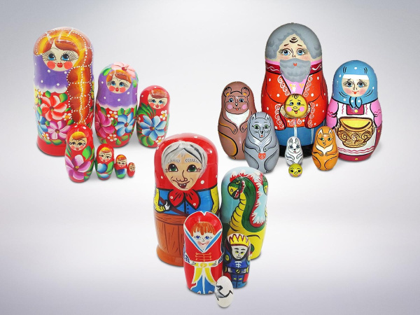 Комплект народно-патриотических игрушек для детского сада