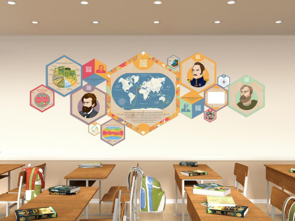 «Стендум - География» - набор информационно-методических панелей (14 шт.)