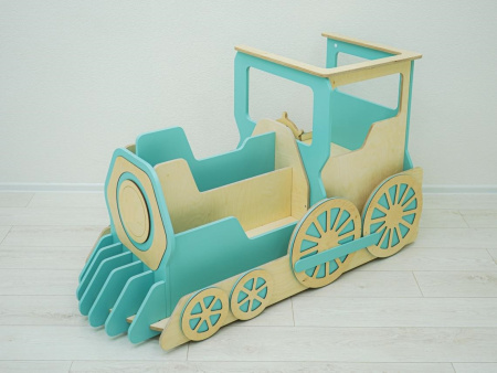 «Игровоз» - модульный органайзер в виде паровоза для детского сада