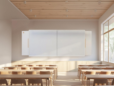 «Фибоначчи» - Интерактивная раздвижная доска с магнитно-маркерной поверхностью