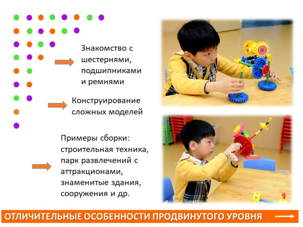 Thinkertoy набор для группы 5-6 лет