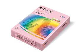Бумага А4 500л "Maestro Color PALE" 80гр/м2, 104% (розовый фламинго) 