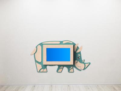 «Носорог» - Декоративная сенсорная панель 32"