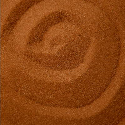 Кварцевый песок 1 кг, цвет коричневый фракция 0,1-0,3