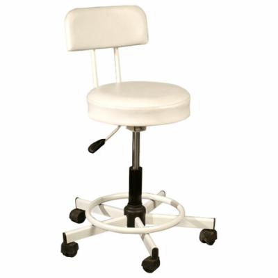 Стул кресло оператора РС12, без подлокотников, кожзам, белое