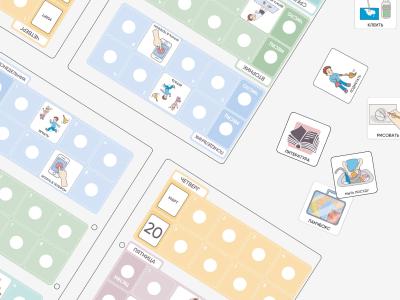 Карточки ПЭКС: визуальные опоры «Дневник школьника»