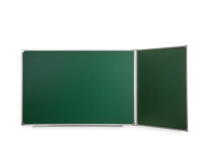 Двухэлементная(П) магнитная полимерная школьная доска (меловая)