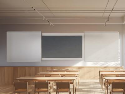 «Фибоначчи» - Интерактивная раздвижная доска с магнитно-маркерной поверхностью