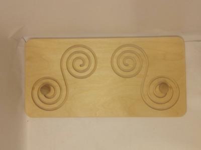 Межполушарная доска №5 "Завитки"