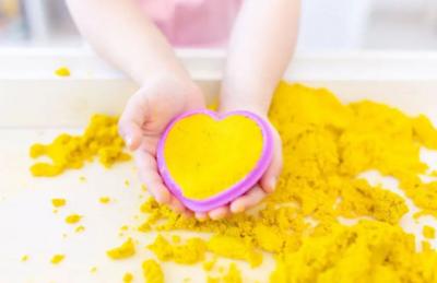 Кинетический песок, цвет желтый 20 кг