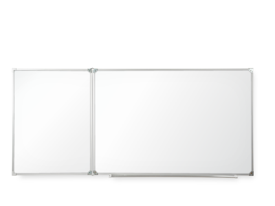 Двухэлементная(Л) магнитная эмалированная школьная доска 2250х1000 (маркерная)