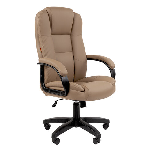 Кресло офисное Chairman CH 600 LT, экокожа, бежевое