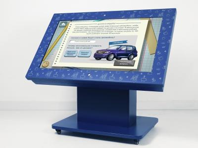 Методический интерактивный стол «Финансовая грамотность» для школ 43"