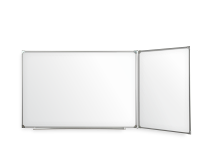 Двухэлементная(П) магнитная полимерная школьная доска (маркерная)