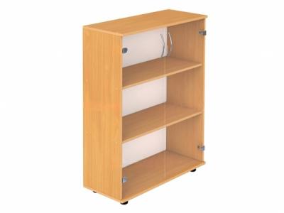 Шкаф 3-уровневый со стеклом