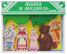 Настольный деревянный театр "Маша и медведь"  4534-9