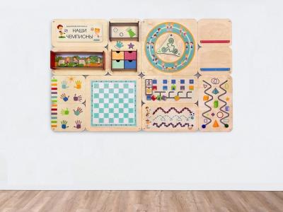 «Наши чемпионы» - Дидактическая настенная панель