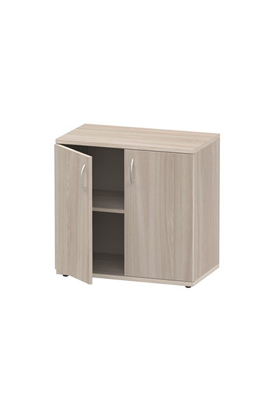 Шкаф с полками на 2 отделения ясень