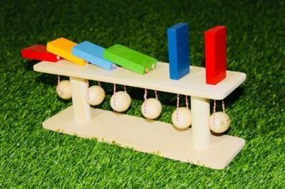 Тактильно-развивающая панель "Эффект домино 1"