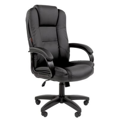 Кресло офисное Chairman CH 600 LT, экокожа, черное