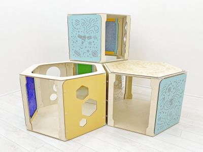 Модульные игровые домики «Сотикум» (3 модуля)