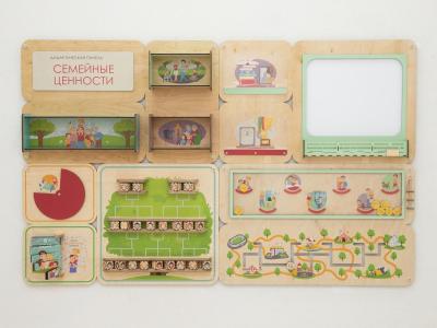 Дидактическая настенная панель «Семейные ценности »