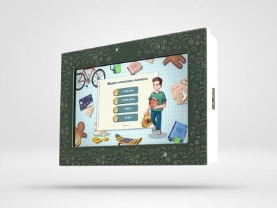 Сенсорная панель «Финансовая грамотность» для школ 32