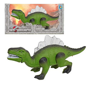 Робот-динозавр "Спинозавр" движ., свет.,звук.эфф., цвет в ассорт (зеленый) 