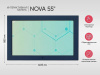Интерактивная панель "NOVA 55" Синий