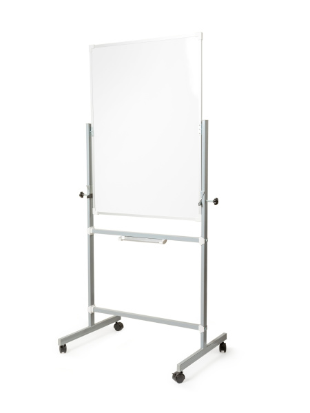 Поворотная магнитная полимерная школьная доска  комбинированная(мел/маркер)