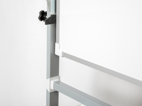 Поворотная магнитная полимерная школьная доска  комбинированная(черный/маркер)