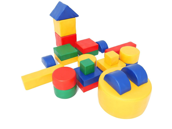 Мягкий конструктор «Космолет» синий