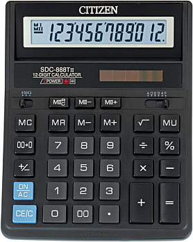 Калькулятор 12 разр. 205*159*27мм., наценка, 2 память 