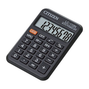 Калькулятор  8 разр. карманный  58*88*11мм., 1 питание 