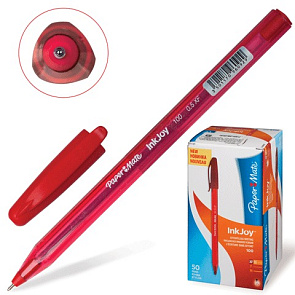 Ручка шариковая "InkJoy 100 Cap" 0,5мм. красная, корпус красный 