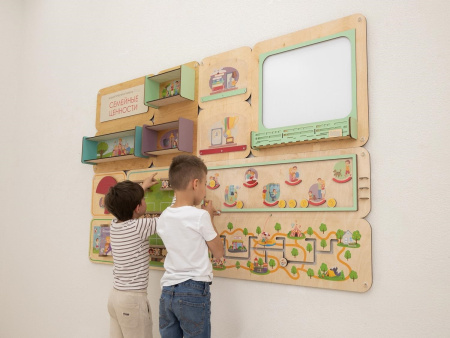 Дидактическая настенная панель «Семейные ценности »