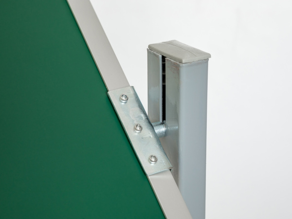 Поворотная магнитная полимерная школьная доска комбинированная(зеленый\черный)