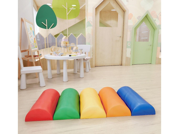 Мягкий спортивный модуль «Дорожка» синий