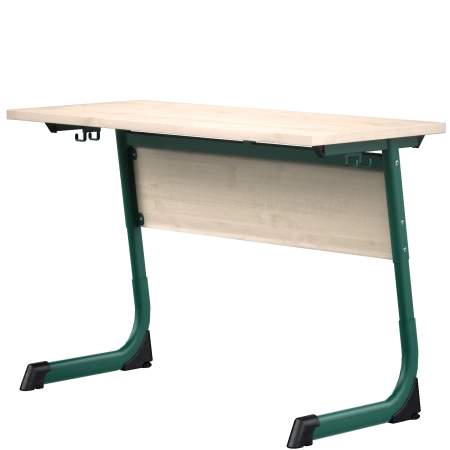 Стол ученический «Оптима» LITE 2 — местный, регулируемый 5-7 группа, клен танзай 22 мм