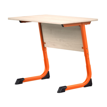 Стол ученический «Оптима» LITE 1 — местный, регулируемый 5-7 группа, клен танзай 22 мм 