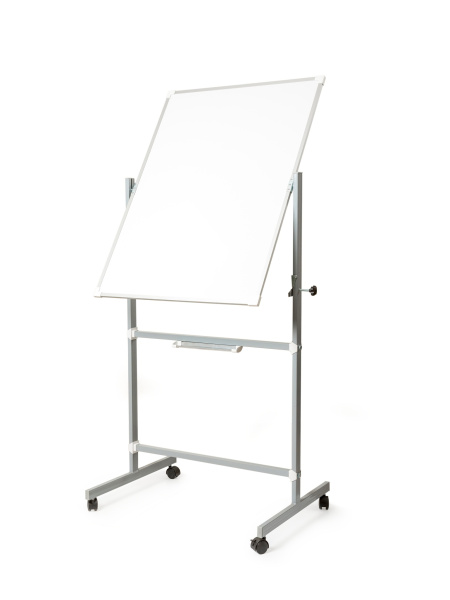 Поворотная магнитная полимерная школьная доска  комбинированная(мел/маркер)