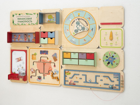 «Финансовая грамотность» - Дидактическая настенная панель