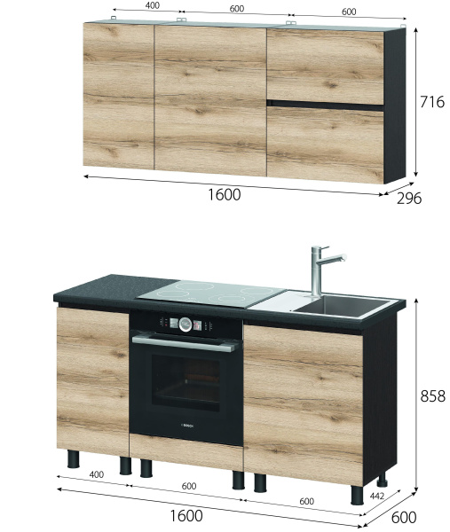 Берген 3/ 1,6 м