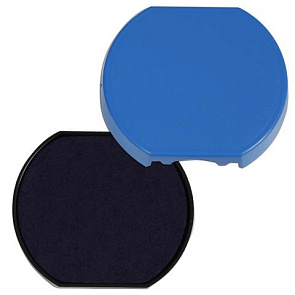 Подушка штемпельная сменная, круглая, синяя (для Trodat 46040) 