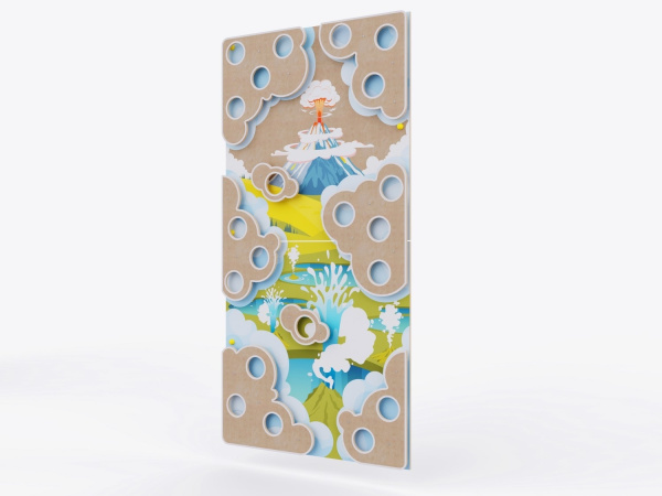 Скалодром для детей «Вулканы и гейзеры Камчатки» из серии «Моя Россия»