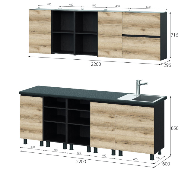 Берген 4/ 2,2 м